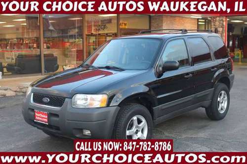 2003 *FORD* *ESCAPE XLT* POPULAR 1OWNER CD ALLOY GOOD TIRES D46629 for sale in WAUKEGAN, IL