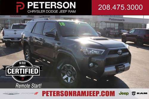 2018 Toyota 4Runner Gray ES GC2 ****SPECIAL PRICING!** - cars &... for sale in Nampa, ID