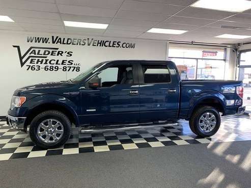 2013 Ford F150 XLT 3.5L V6 EcoBoost 4wd Super Crew CLEAN!! - cars &... for sale in Cambridge, MN