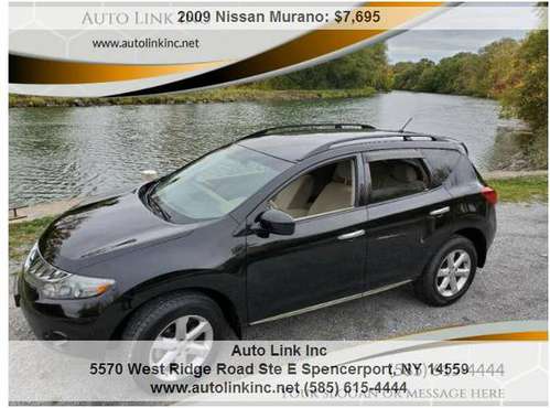 2009 Nissan Murano, AWD, Black, New Tires, Remote Start, 101K Miles... for sale in Spencerport, NY