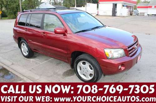 2007*TOYOTA*HIGHLANDER*1OWNER LEATHER SUNROOF KEYLES GOOD TIRES 190685 for sale in posen, IL