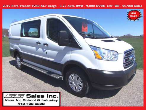 2019 Ford Transit T250 XL Cargo Van - Low Roof - 20, 908 Miles - cars for sale in Allison Park, PA