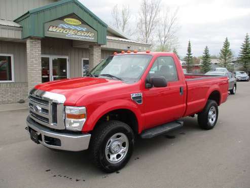 2008 ford f350 f-350 regular cab long box manual trans 4x4 V8 4wd for sale in Forest Lake, MN