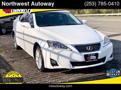 2012 LEXUS IS 250 4DR SDN AUTO AWD FINANCING-TRADE-BAD CREDIT for sale in PUYALLUP, WA