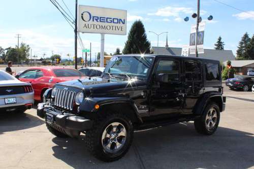 2016 Jeep WRANGLER 4x4 4WD UNLIMITED SAHARA SUV - cars & trucks - by... for sale in Hillsboro, OR