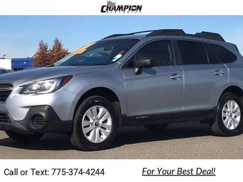 2018 Subaru Outback 2.5i suv Silver - cars & trucks - by dealer -... for sale in Reno, NV