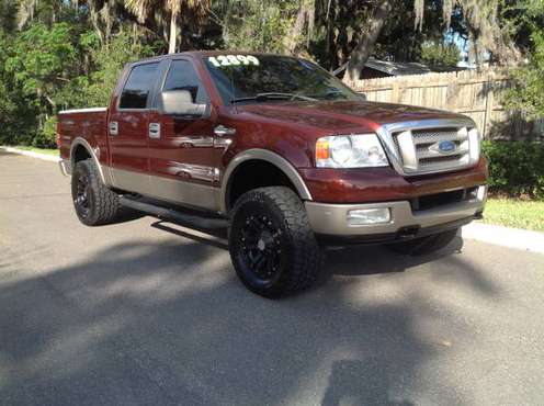 2005 Ford F-150 4X4 King Ranch.Lifted.Low Mileage. - cars & trucks -... for sale in Sarasota, FL