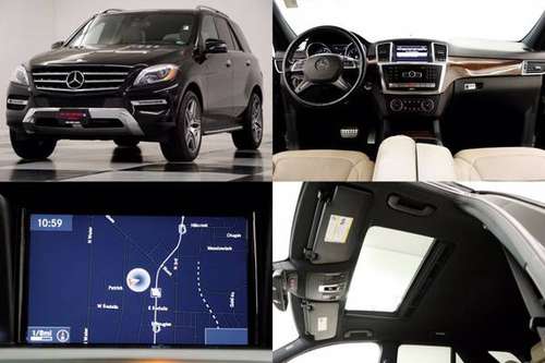 NAVIGATION Black 2015 Mercedes-Benz M-Class ML 350 SUV SUNROOF for sale in clinton, OK