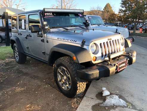 2013 Jeep Wrangler Unlimited Rubicon 4WD V6 - cars & trucks - by... for sale in Denver , CO