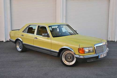 1981 Mercedes Benz Euro 280SE Lorinser w126 Mimosa Yellow BBS Wheels... for sale in Miami, NY