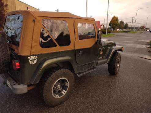 1998 Jeep Wrangler Sahara 4.0 4x4 176k for sale in Everett, WA
