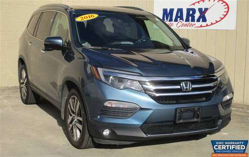 2016 Honda Pilot Touring AWD, Leather, 3rd row, One Owner, Loaded! for sale in New Bedford, MA