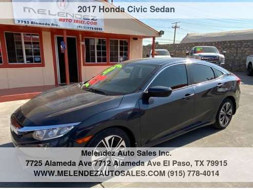 2017 Honda Civic Sedan EX-L CVT - cars & trucks - by dealer -... for sale in El Paso, TX