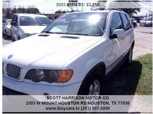 2003 BMW X5 4.4i AWD 4dr SUV 75000 Miles for sale in Houston, TX