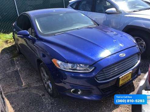 2013 Ford Fusion SE - - by dealer - vehicle automotive for sale in Bellingham, WA