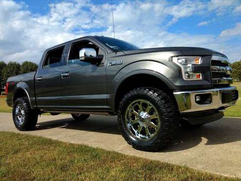 2016 Lifted Ford F150 Lariat Crew Cool Seat Pano SunRoof PowerStep Tow for sale in Gallatin, TN