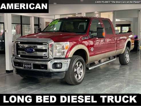 2014 Ford F-350 4x4 4WD F350 Super Duty Lariat LONG BED DIESEL TRUCK... for sale in Gladstone, AK