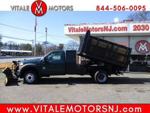 2011 Ford Super Duty F-550 DRW 9 LANDSCAPE DUMP TRUCK, PLOW SALTER for sale in south amboy, KY