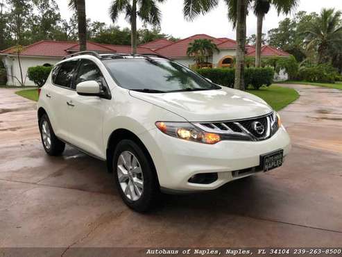 2014 Nissan Murano SL AWD White/Beige Leather! 1 Owner! Panorama Sun... for sale in Naples, FL