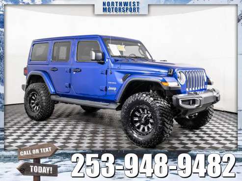 *ONE OWNER* Lifted 2020 *Jeep Wrangler* Unlimited Sahara 4x4 - cars... for sale in PUYALLUP, WA