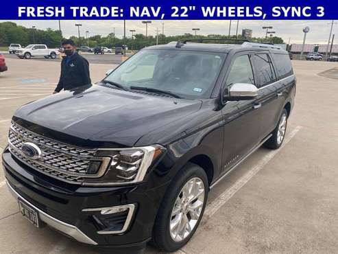2018 Ford Expedition MAX Platinum - - by dealer for sale in Pilot Point, TX