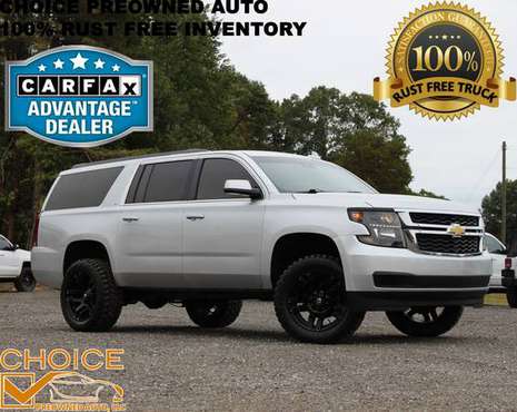 LIFTED🔥 RCX 2015 CHEVROLET SUBURBAN 4X4 LT2 ON 20X10 FUEL WHEELS 33s for sale in Kernersville, VA