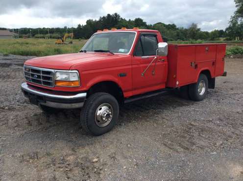 1995 Ford F350 Utility Truck - cars & trucks - by owner - vehicle... for sale in Tully, NY