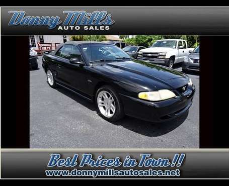 1998 FORD MUSTANG GT-V8-RWD-2DR CONVERTIBLE- 98K MILES!!! $3,700 -... for sale in largo, FL