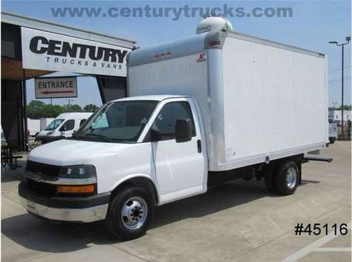2016 Chevrolet 3500 Express DRW Cube Van White - - by for sale in Grand Prairie, TX