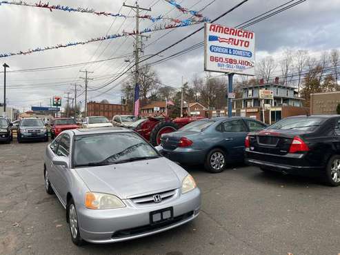 2001 Honda Civic EX Coupe (Sunroof, 4Cyl, AT) - cars & trucks - by... for sale in Bristol, CT