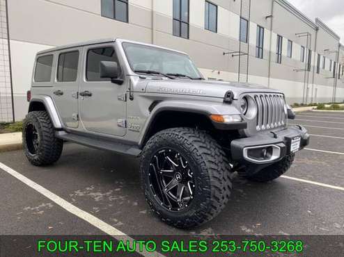 2020 JEEP WRANGLER UNLIMITED 4WD SAHARA 4X4 SUV * LIFTED * LIKE NEW... for sale in Bonney Lake, WA
