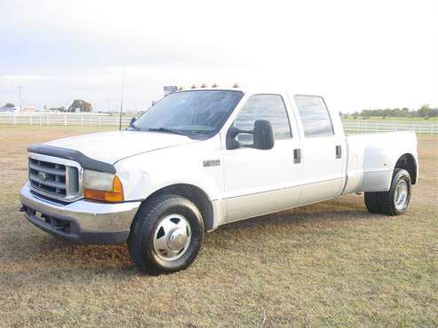 2000 FORD F350 CREW CAB DUALLY XLT V10 - cars & trucks - by dealer -... for sale in Mounds, OK