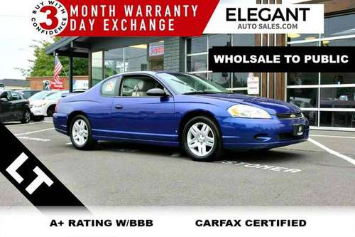 2007 Chevrolet Monte Carlo LT super clean low miles Coupe Chevy for sale in Beaverton, OR