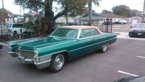 1965 Convertible Cadillac DeVille for sale in TAMPA, FL