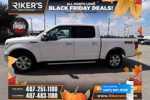 2015 Ford F-150 F150 F 150 Lariat SuperCrew 6.5-ft. Bed 4WD - cars &... for sale in Orlando, FL
