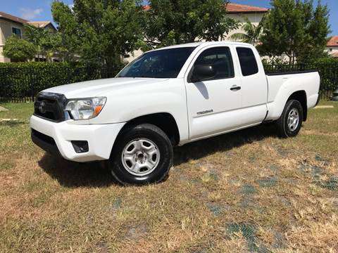 2013 Toyota Tacoma 4x2 4dr Access Cab 6.1 ft SB 4A for sale in Oakland park, FL
