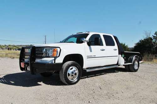 2014 GMC 3500 DENALI DUALLY*DURAMAX*FLATBED*RANCH... for sale in Liberty Hill, IN