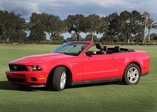 2012 Red Mustang Convertible for sale in Lady Lake, FL