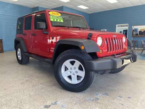 2010 JEEP WRANGLER SPORT! 4 DOOR! 4X4! CLEAN! - cars & trucks - by... for sale in Port Saint Lucie, FL