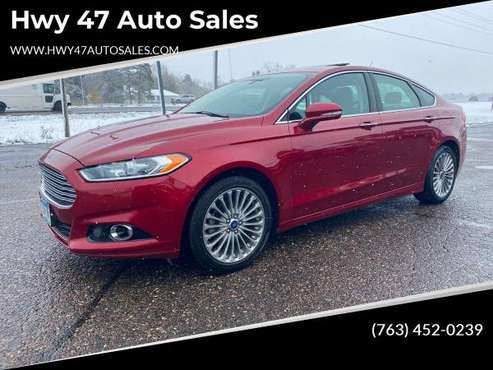 2014 Ford Fusion Titanium 4dr Sedan - cars & trucks - by dealer -... for sale in St Francis, MN