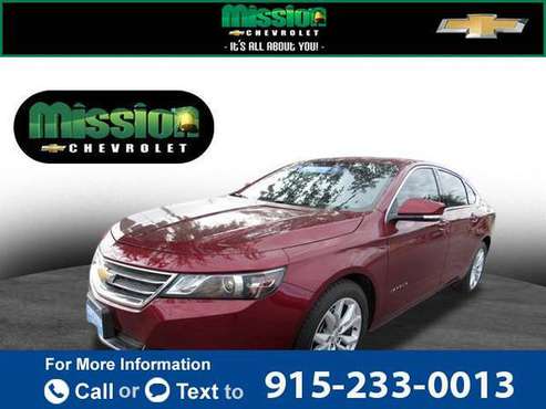 2017 Chevy Chevrolet Impala LT sedan Siren Red Tintcoat - cars &... for sale in El Paso, TX