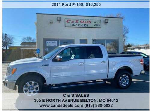 2014 Ford F-150 f150 f 150 Lariat 4x4 4dr SuperCrew - cars & trucks... for sale in Belton, MO
