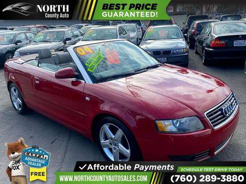 2004 Audi A4 1.8T 2dr Turbo Cabriolet PRICED TO SELL! - cars &... for sale in Oceanside, CA