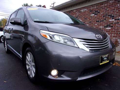 2015 Toyota Sienna Limited AWD, 101k Miles, Auto, Grey, Nav. DVD, Nice for sale in Franklin, VT