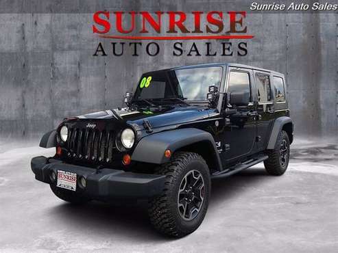 2008 Jeep Wrangler 4x4 4WD Unlimited X SUV - cars & trucks - by... for sale in Milwaukie, OR