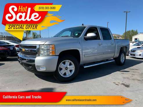 2013 Chevrolet Chevy Silverado 1500 LT 4x4 4dr Crew Cab 5 8 ft SB for sale in Spring Valley, CA