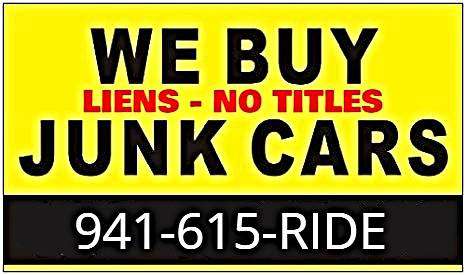 WE BUY JUNK CARS - USED CARS - SCRAP CARS - SELL YOUR CAR - cars & for sale in Venice, FL