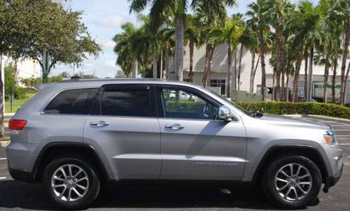 2015 JEEP GRAND CHEROKEE LIMITED, 3.6L V6, AUT TRANS, NO ACCIDENTS -... for sale in west park, FL