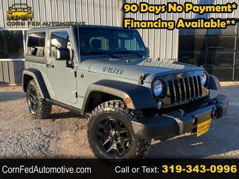 2015 Jeep Wrangler Unlimited Willys Sport 4x4 - cars & trucks - by... for sale in center point, WI