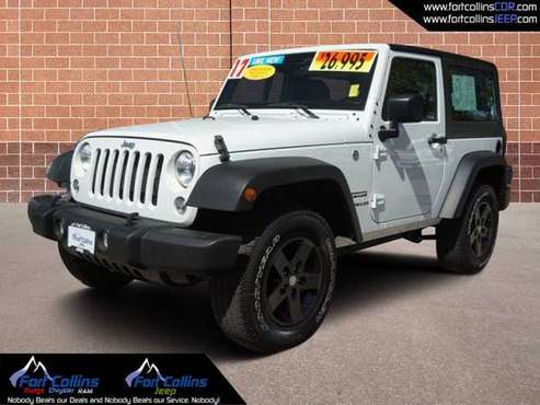 2017 Jeep Wrangler Sport for sale in Fort Collins, CO